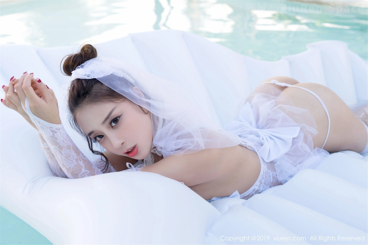 图片[3]-[XiuRen秀人网]VOL.1428 嫩模筱慧cindy户外性感纯白婚纱+极致魅惑黑丝撩人诱惑写真45P-秀人网官方网站